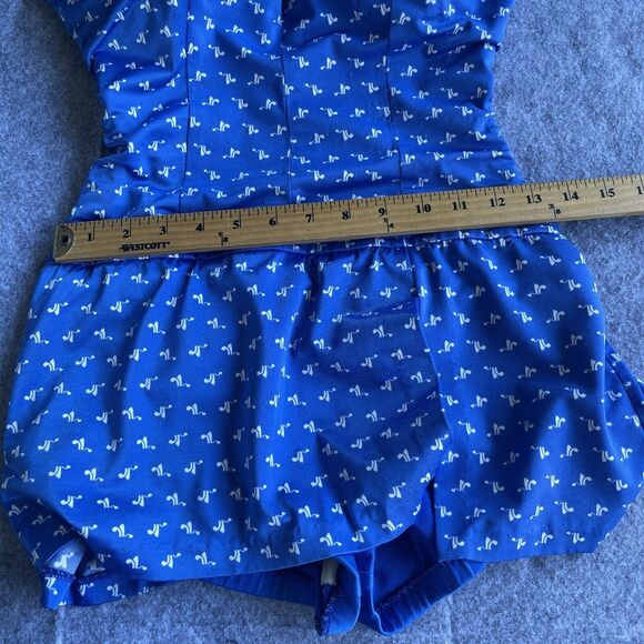 Vintage Roxanne Swimsuit Women Size 14/36 D Cup One Piece Skort Adjustable Union - Picture 12 of 14